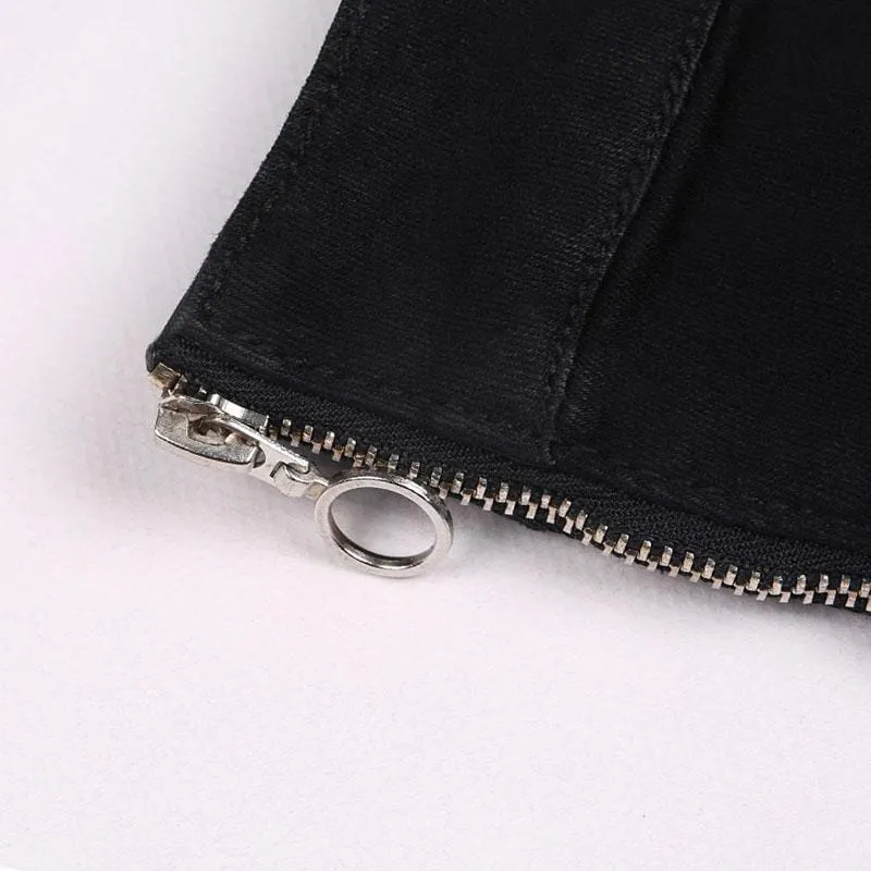 Back Zip Gothic Pants
