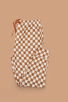 EXCLUSIVE SANDY BEACH CHECKERS MEN'S DREAM  JOGGER PANT