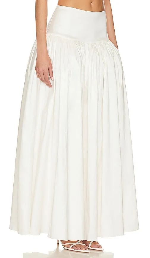 For Love & Lemons Nelly Skirt in White