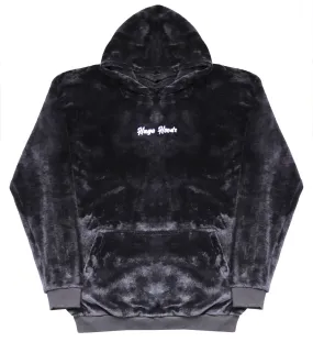 Huge Hoods Fur Black Oversized Original Hoody