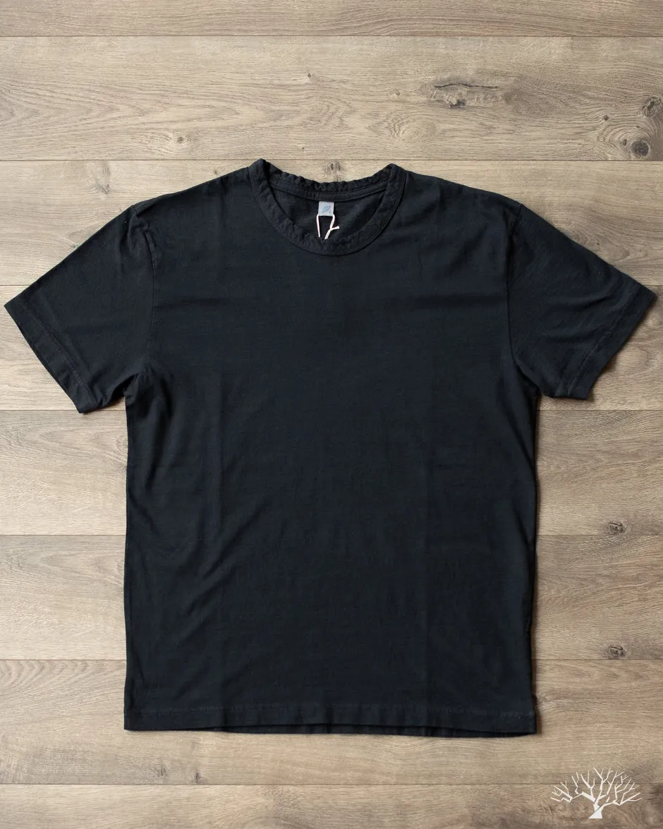Jersey Crew Neck Tee - Indigo Black