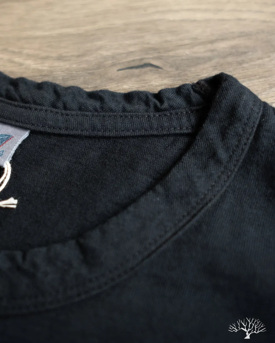 Jersey Crew Neck Tee - Indigo Black