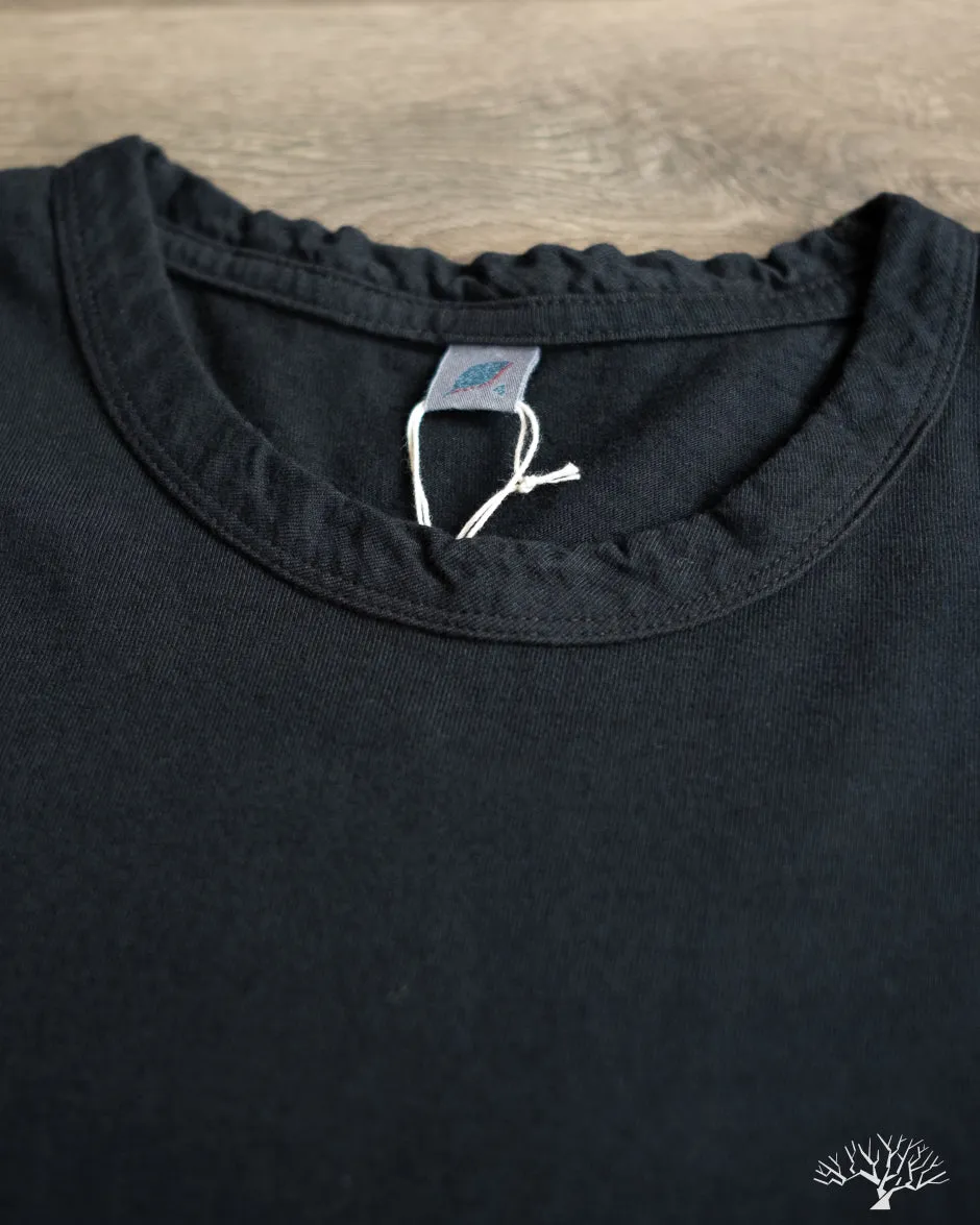 Jersey Crew Neck Tee - Indigo Black