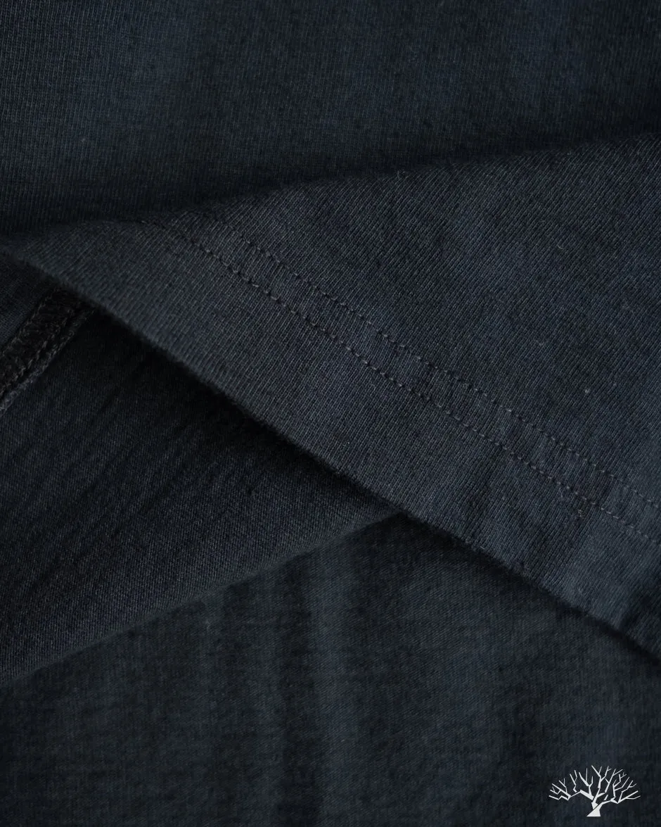 Jersey Crew Neck Tee - Indigo Black