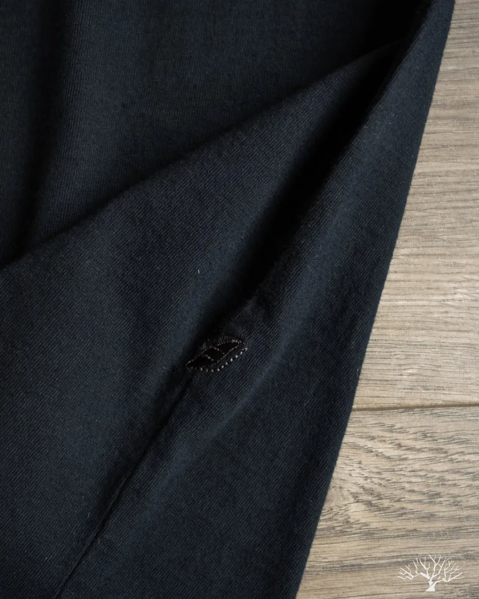 Jersey Crew Neck Tee - Indigo Black