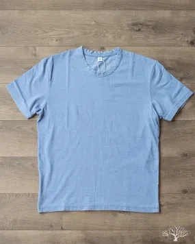 Jersey Crew Neck Tee - Pale Indigo