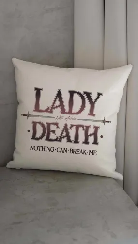 Lady Death - Officially Licensed ACOTAR Decorative Throw Pillow