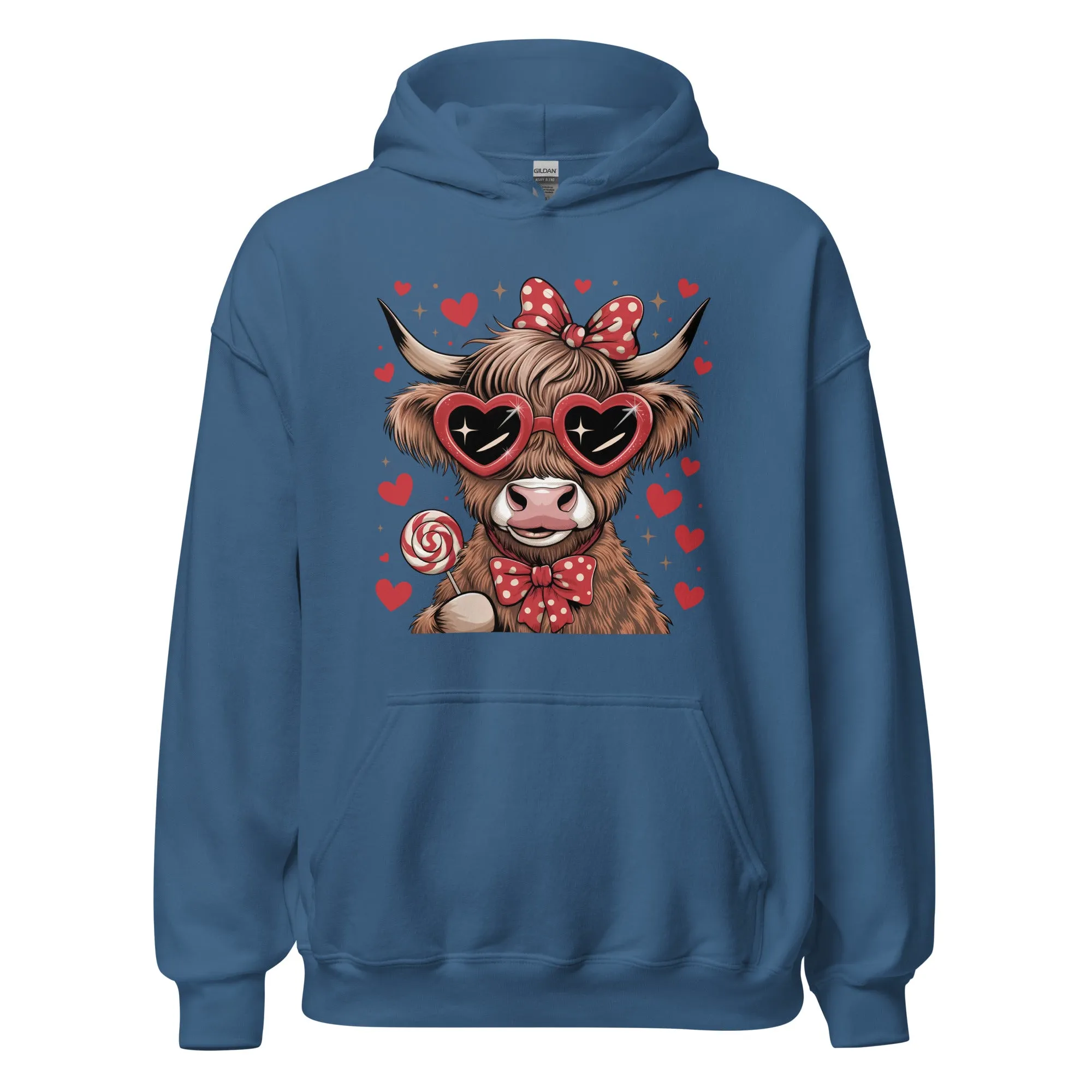 Love Highland Red - Valentine’s Day Hoodie - Celebrate Love in Style