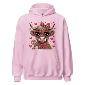 Love Highland Red - Valentine’s Day Hoodie - Celebrate Love in Style