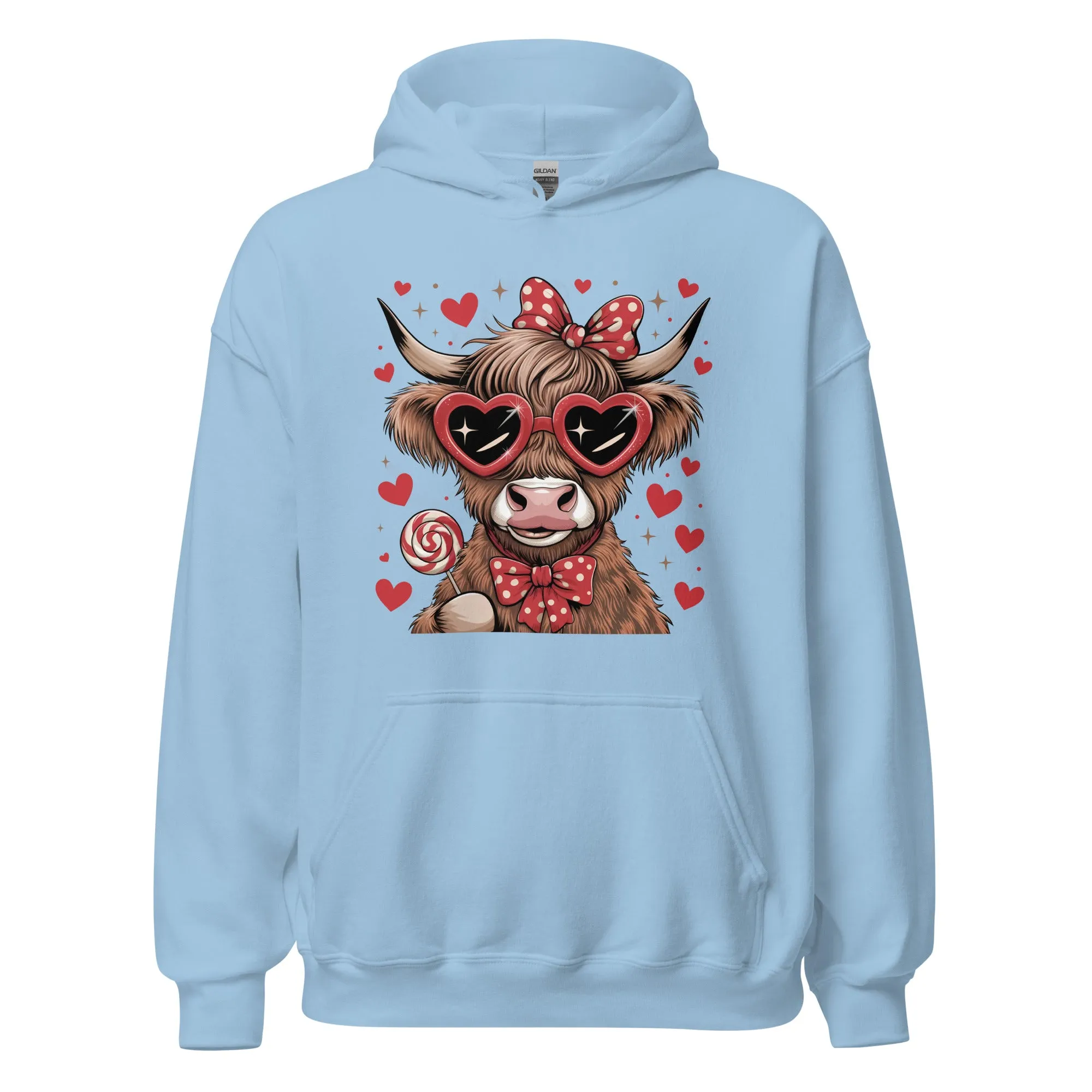 Love Highland Red - Valentine’s Day Hoodie - Celebrate Love in Style