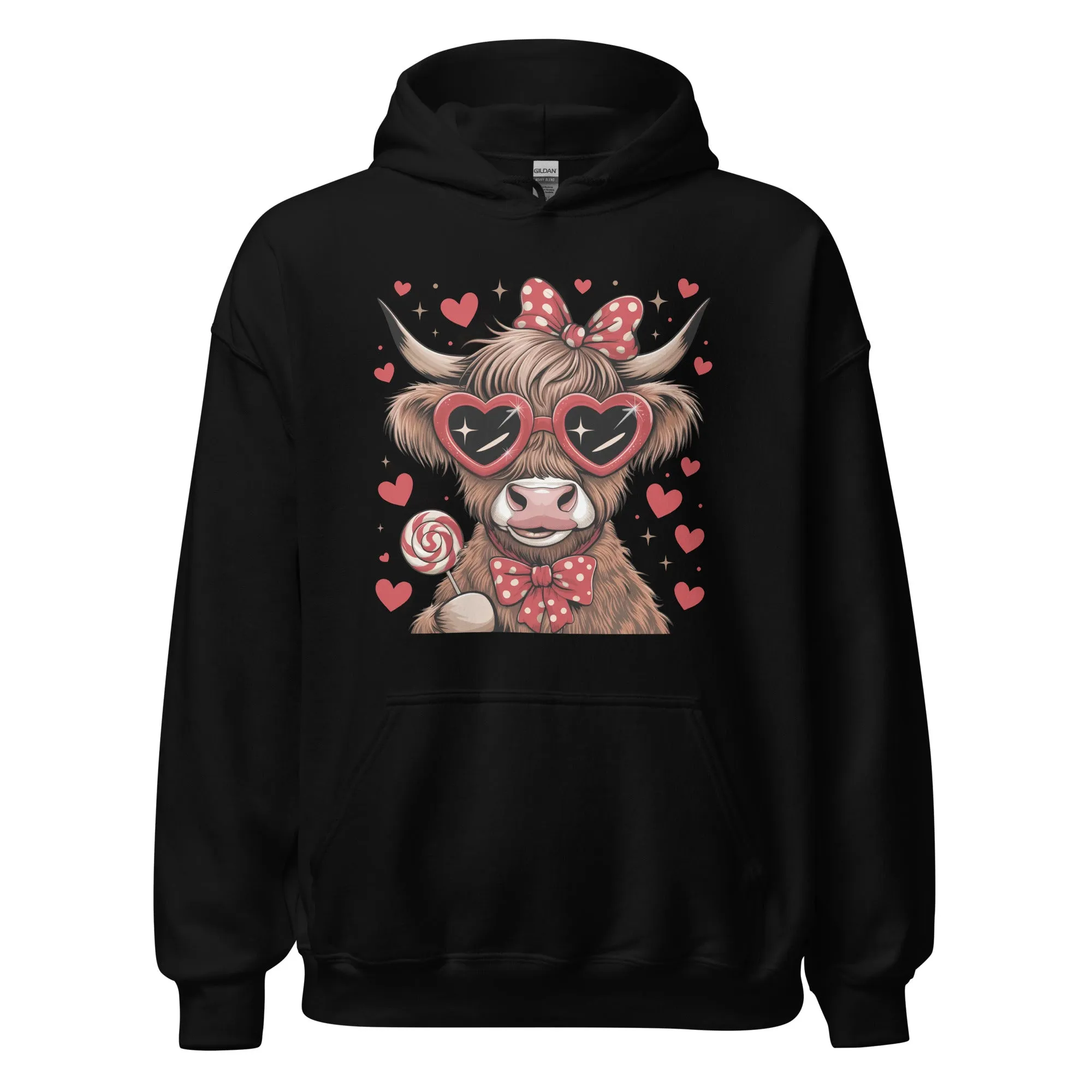 Love Highland Red - Valentine’s Day Hoodie - Celebrate Love in Style