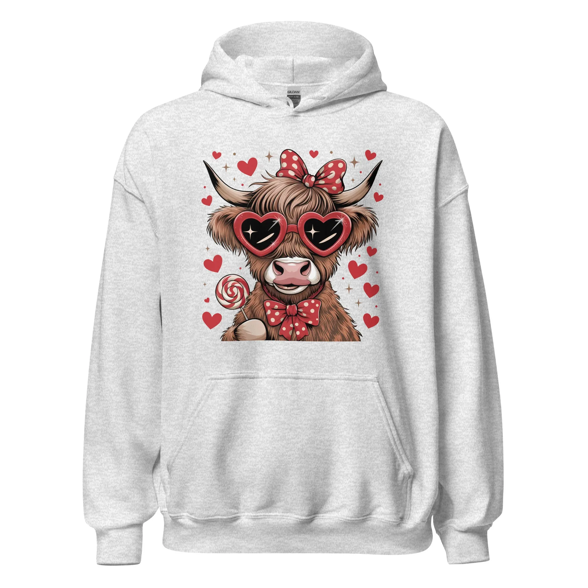 Love Highland Red - Valentine’s Day Hoodie - Celebrate Love in Style