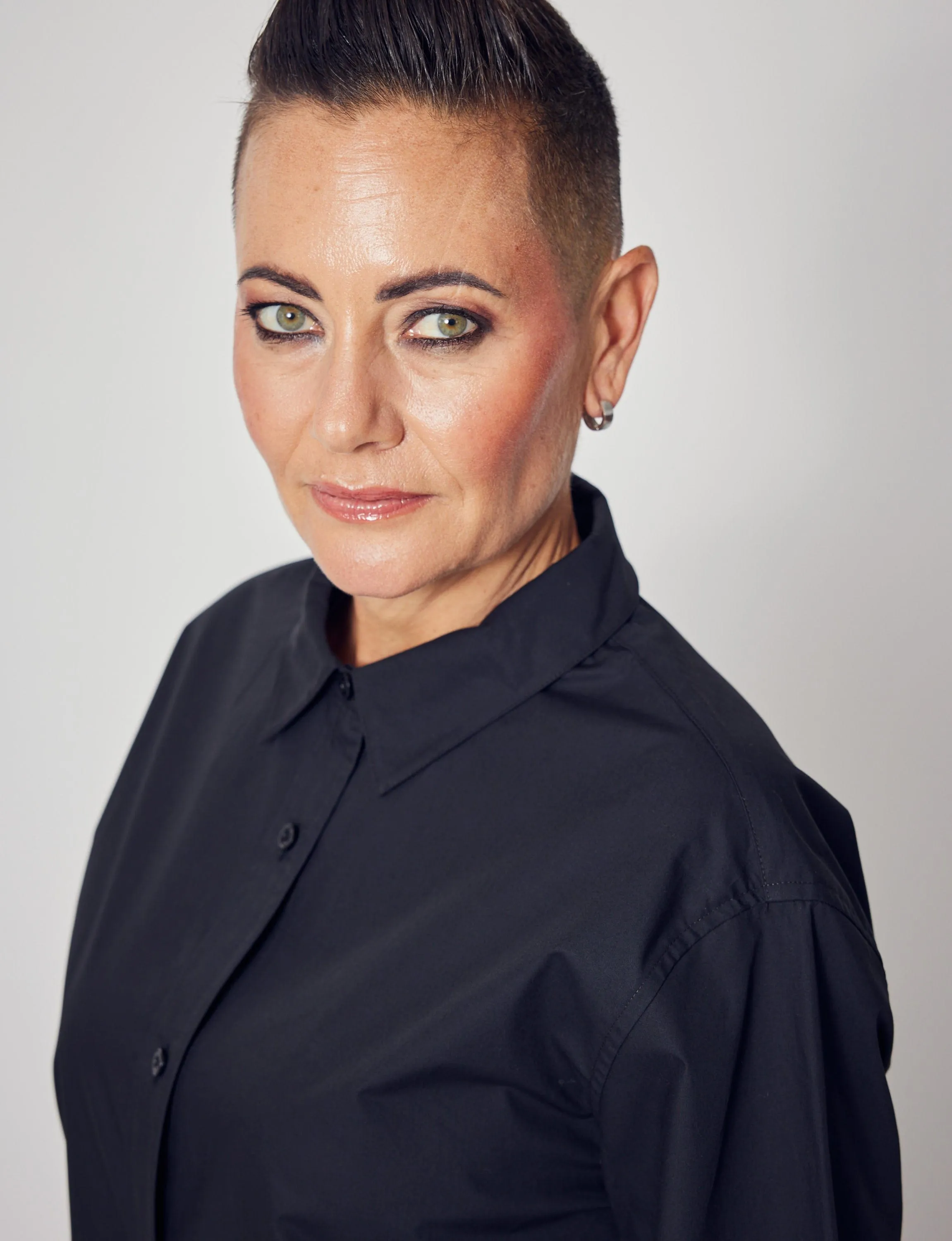 Marcia Oversized Shirt in Black