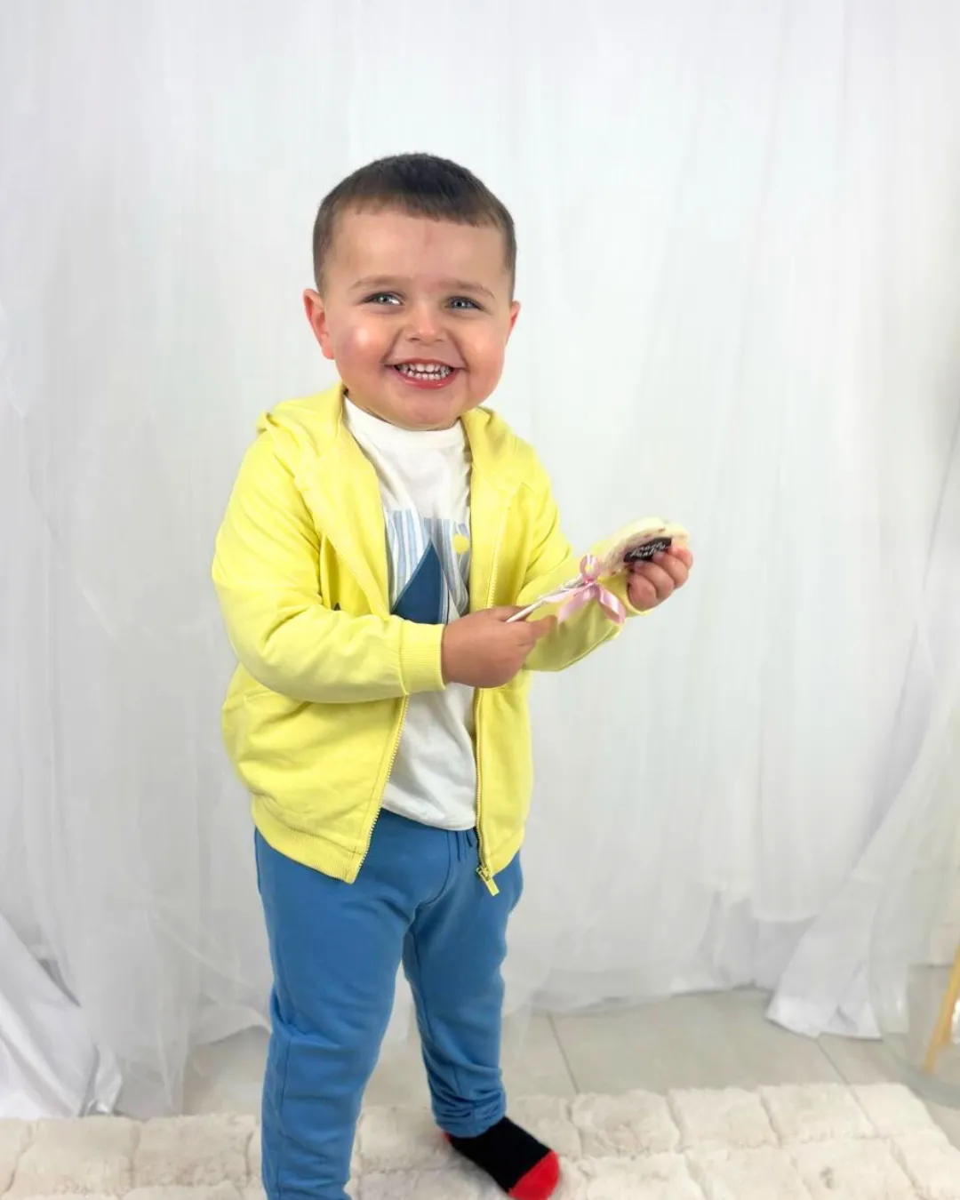 Mayoral Toddler Boy Blue & Yellow Sailor Tracksuit