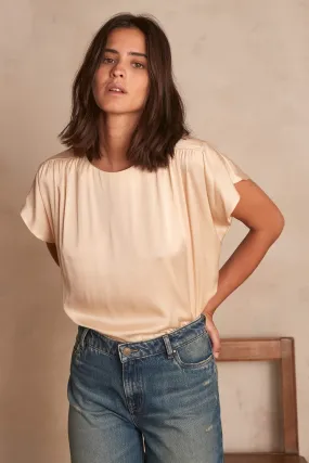 MELAINE BEIGE BLOUSE