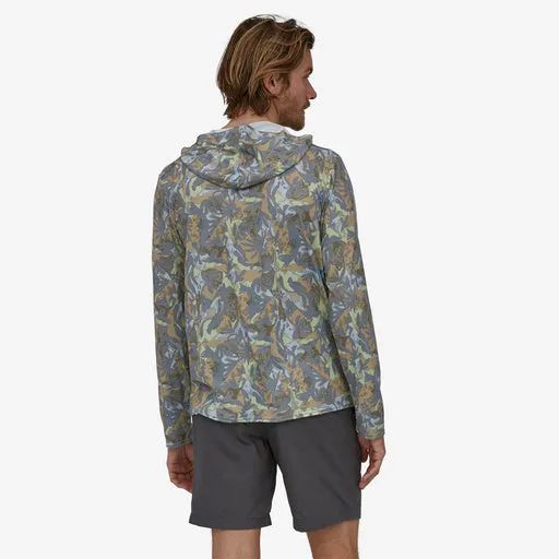Patagonia Cap Cool Daily Graphic Relaxed Hoody-Lands and Waters: Light Plume Grey