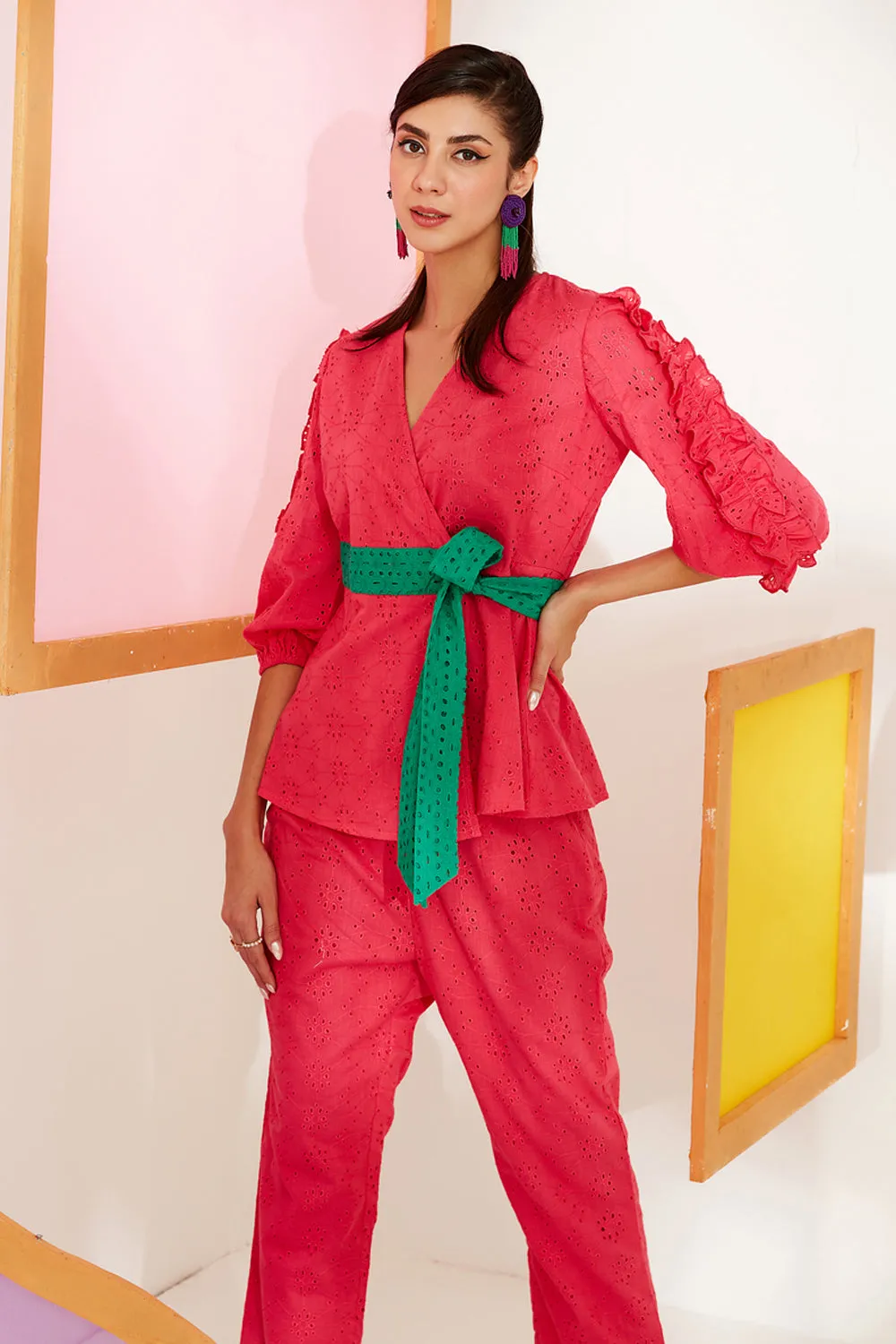 Pink Cosmos Blouse