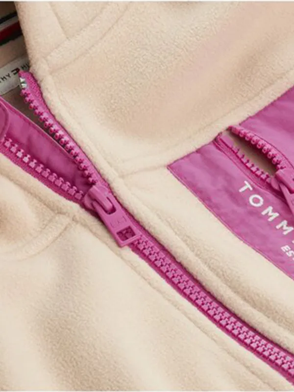 Soft Colourblock Zip