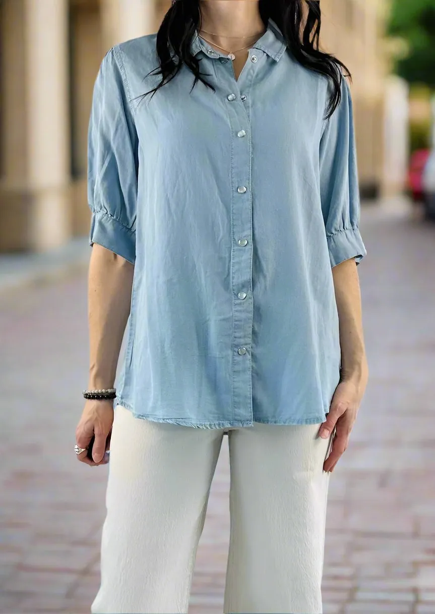 SOFT TOUCH TENCEL BLOUSE