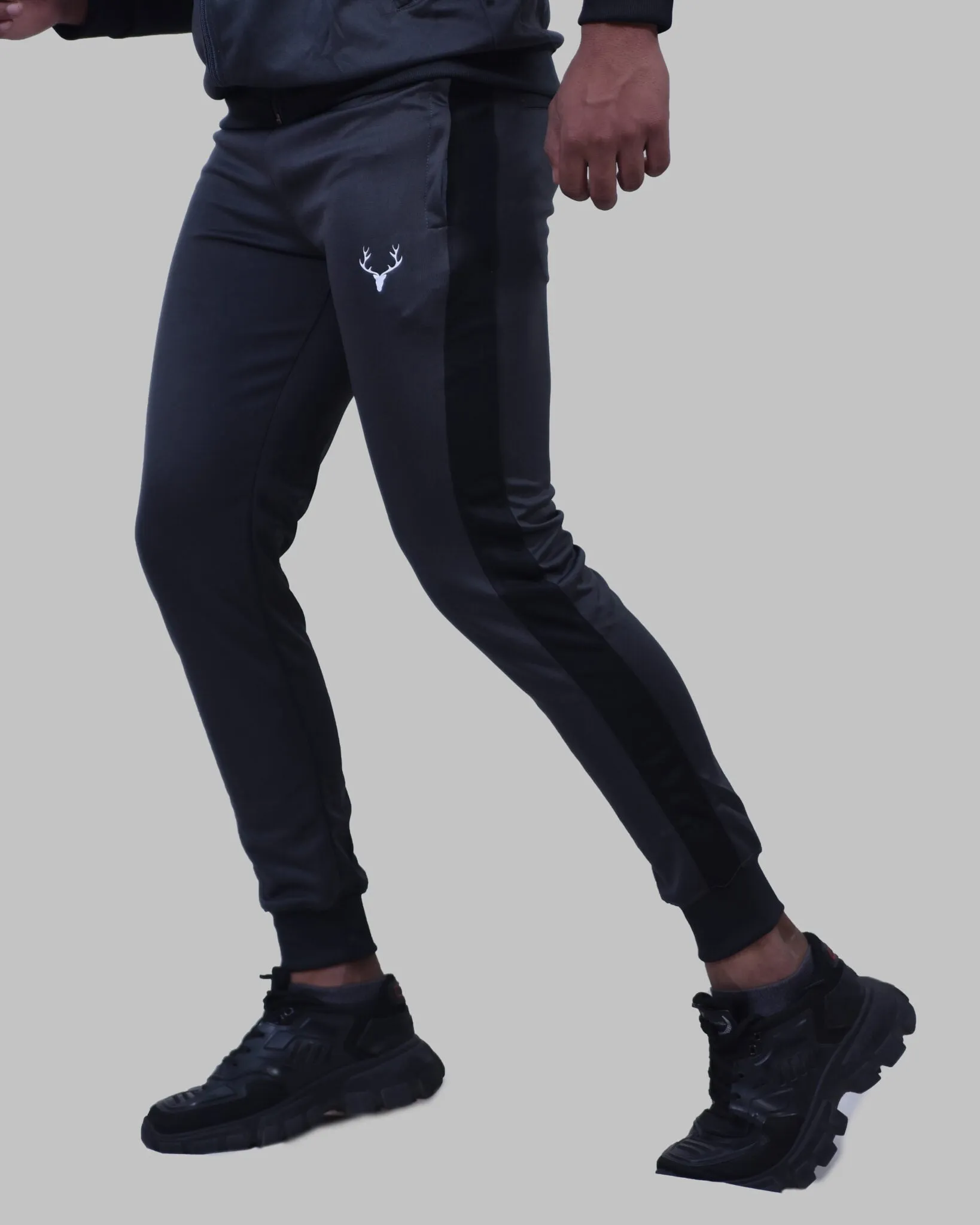 Stag Elite Tracksuit 2.0 (Charcoal & Black)