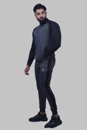Stag Elite Tracksuit 2.0 (Charcoal & Black)