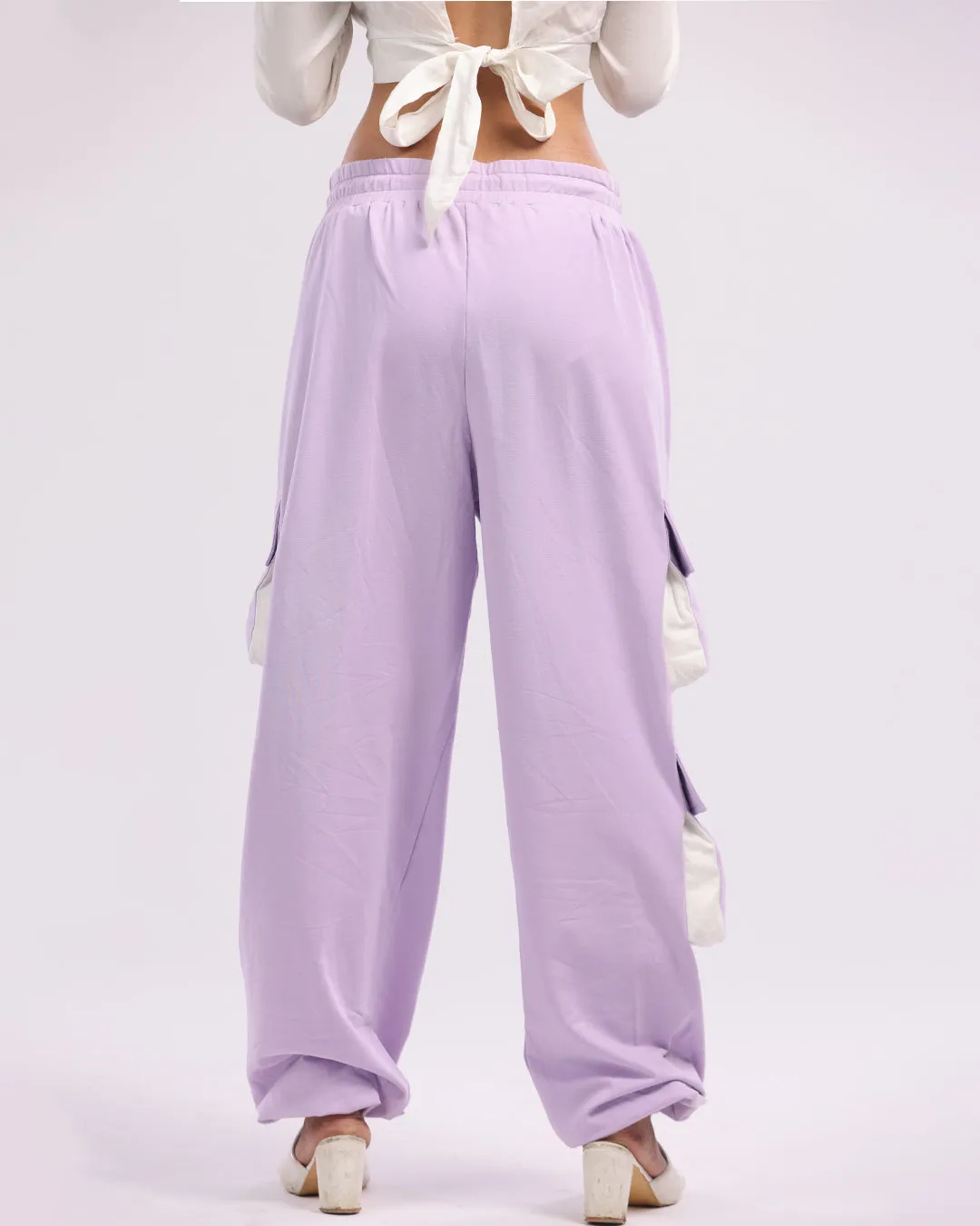 Stay Stylish, Stay Comfortable: Lavender Women's Cotton Joggers