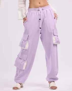 Stay Stylish, Stay Comfortable: Lavender Women's Cotton Joggers