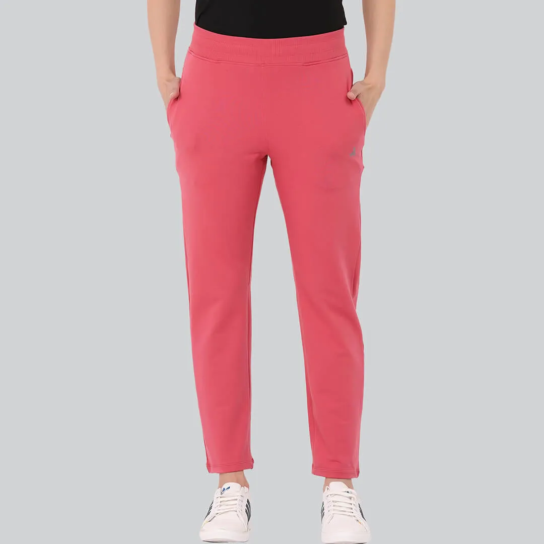Straight Pants - Garnet Rose