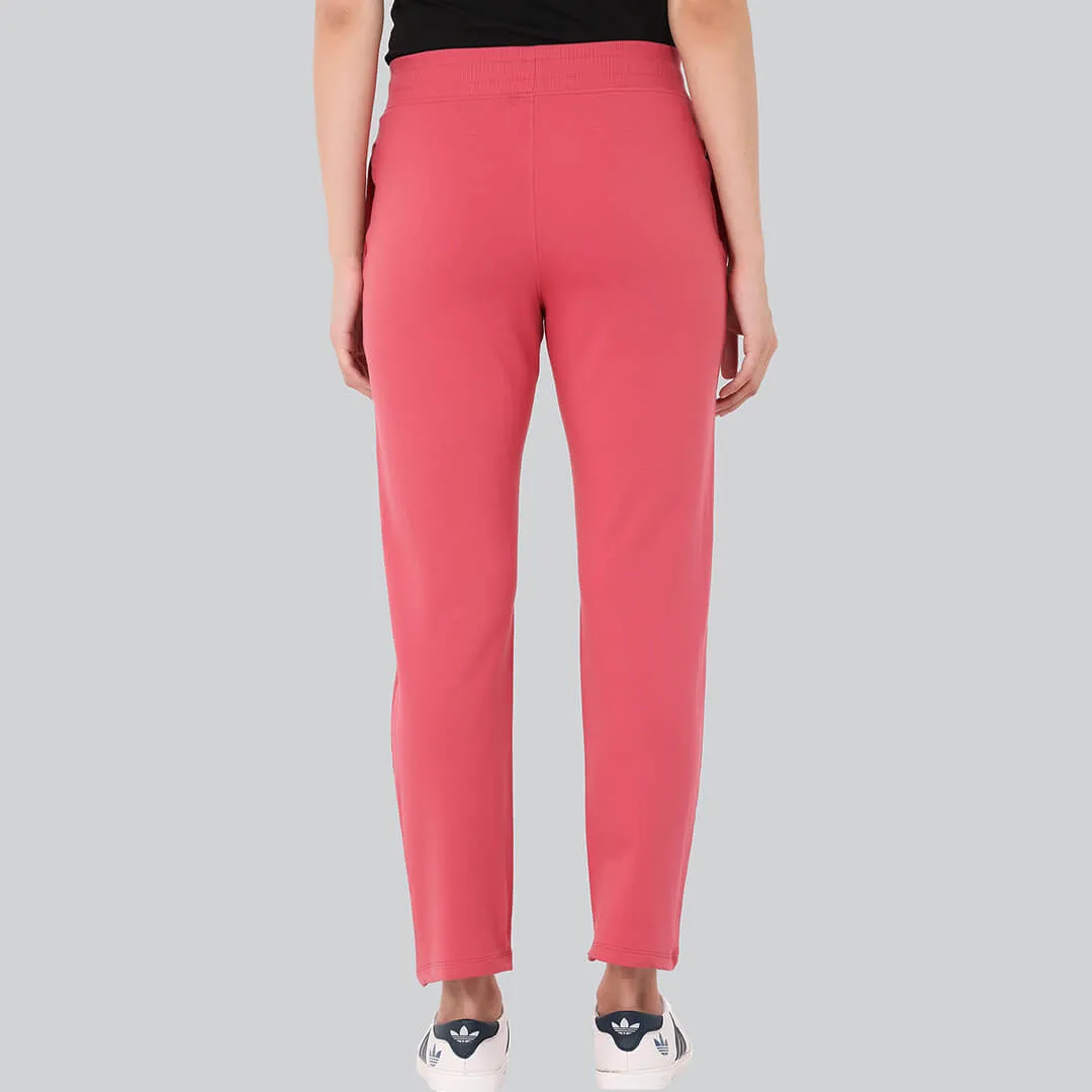 Straight Pants - Garnet Rose