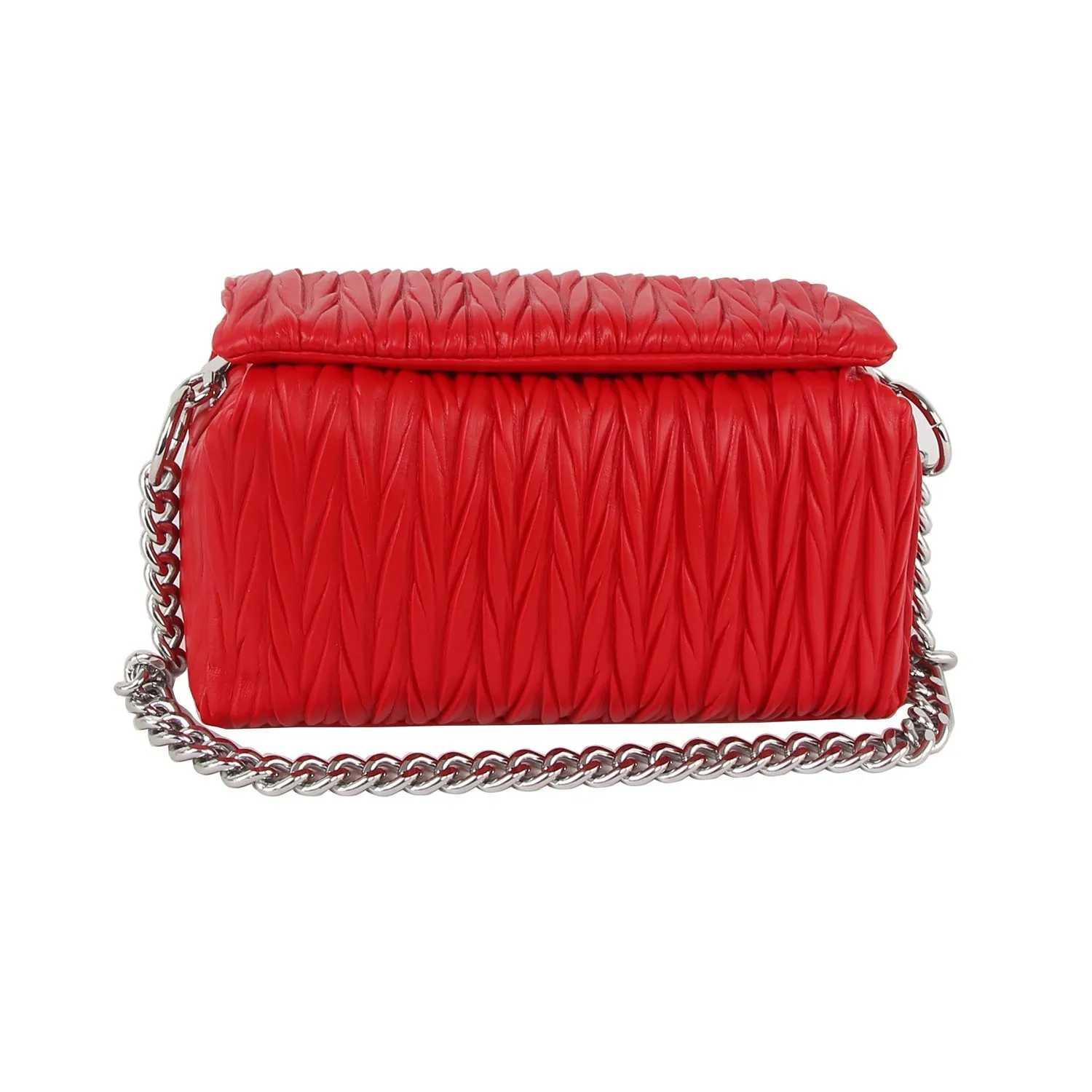 Wooven Design Structured Rectangular Shoulder Bag